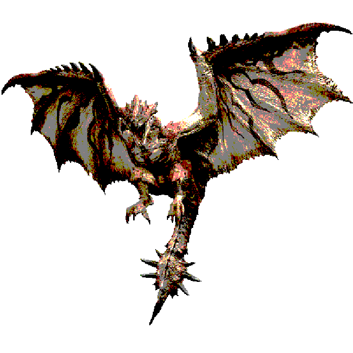 A gif of Rathalos from Monster Hunter